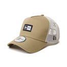 9FORTY A - Frame トラッカー Mesh Embroidery ボックスロゴ ウーブンパッチ ブリティッシュカーキ - 14307476 - OSFM | NEW ERA ニューエラ公式オンラインストア