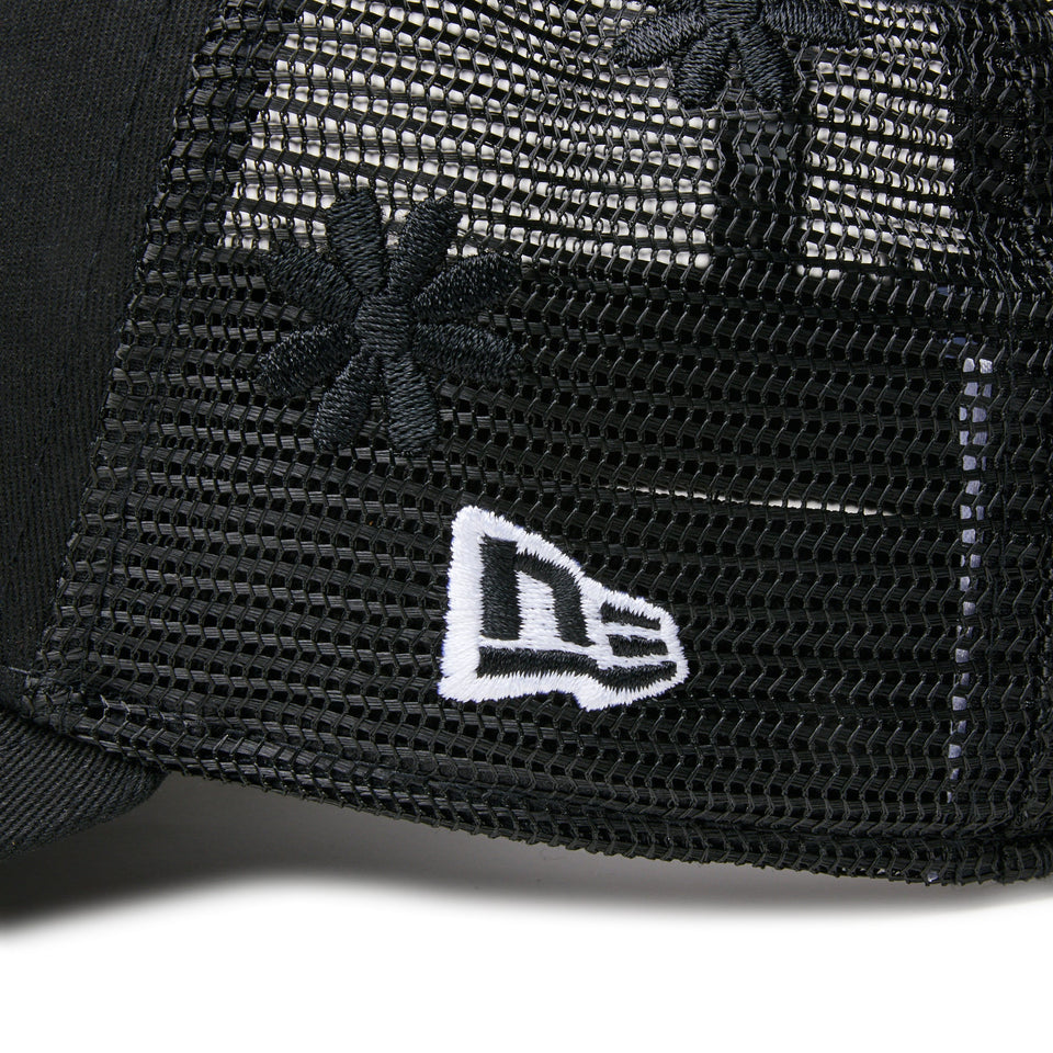 9FORTY A - Frame トラッカー Mesh Embroidery ボックスロゴ ウーブンパッチ ブラック - 14307477 - OSFM | NEW ERA ニューエラ公式オンラインストア