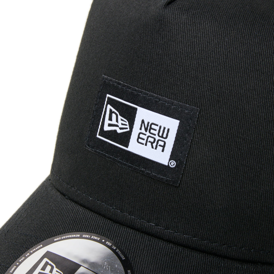9FORTY A - Frame トラッカー Mesh Embroidery ボックスロゴ ウーブンパッチ ブラック - 14307477 - OSFM | NEW ERA ニューエラ公式オンラインストア