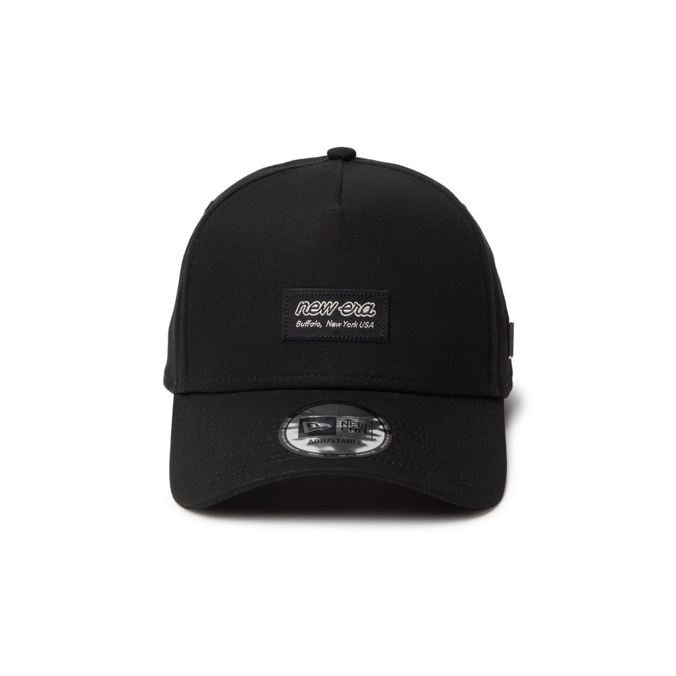 9FORTY A - Frame Metal Flag ブラック ウーブンパッチ ブラック × シルバー - 14388669 - OSFM | NEW ERA ニューエラ公式オンラインストア
