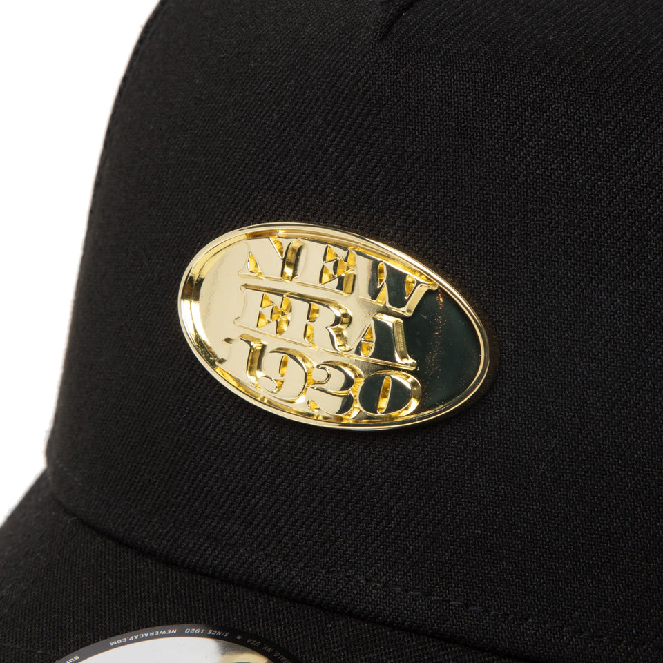 9FORTY A - Frame トラッカー Metal Plate ブラック × ゴールド - 14388622 - OSFM | NEW ERA ニューエラ公式オンラインストア