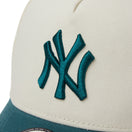 【ゴルフ】9FORTY A - Frame MLB 2 - Tone ニューヨーク・ヤンキース クロームホワイト パインニードルグリーンバイザー - 14391388 - OSFM | NEW ERA ニューエラ公式オンラインストア