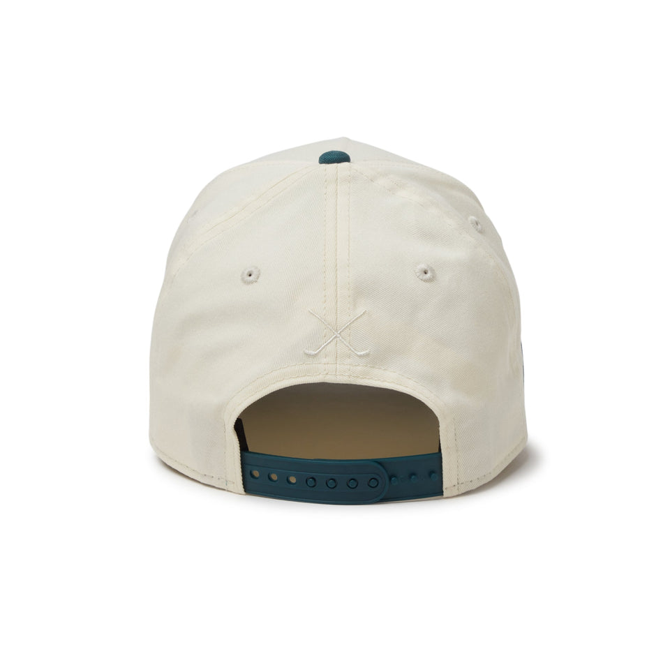 【ゴルフ】9FORTY A - Frame MLB 2 - Tone ニューヨーク・ヤンキース クロームホワイト パインニードルグリーンバイザー - 14391388 - OSFM | NEW ERA ニューエラ公式オンラインストア