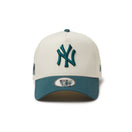 【ゴルフ】9FORTY A - Frame MLB 2 - Tone ニューヨーク・ヤンキース クロームホワイト パインニードルグリーンバイザー - 14391388 - OSFM | NEW ERA ニューエラ公式オンラインストア