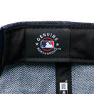 9FORTY A - Frame MLB Denim 2 - Tone テキサス・レンジャーズ インディゴデニム ネイビースウェードバイザー - 14307509 - OSFM | NEW ERA ニューエラ公式オンラインストア