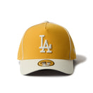 9FORTY A - Frame MLB Piping 2Tone ロサンゼルス・ドジャース Aゴールド/クローム - 14667880 - OSFM | NEW ERA ニューエラ公式オンラインストア
