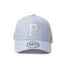 9FORTY A - Frame トラッカー MLB Typewriter ピッツバーグ・パイレーツ スカイブルー/クロームホワイト - 14388613 - OSFM | NEW ERA ニューエラ公式オンラインストア