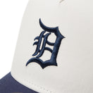 9FORTY A - Frame トラッカー MLB Typewriter デトロイト・タイガース ネイビー/クロームホワイト - 14388616 - OSFM | NEW ERA ニューエラ公式オンラインストア