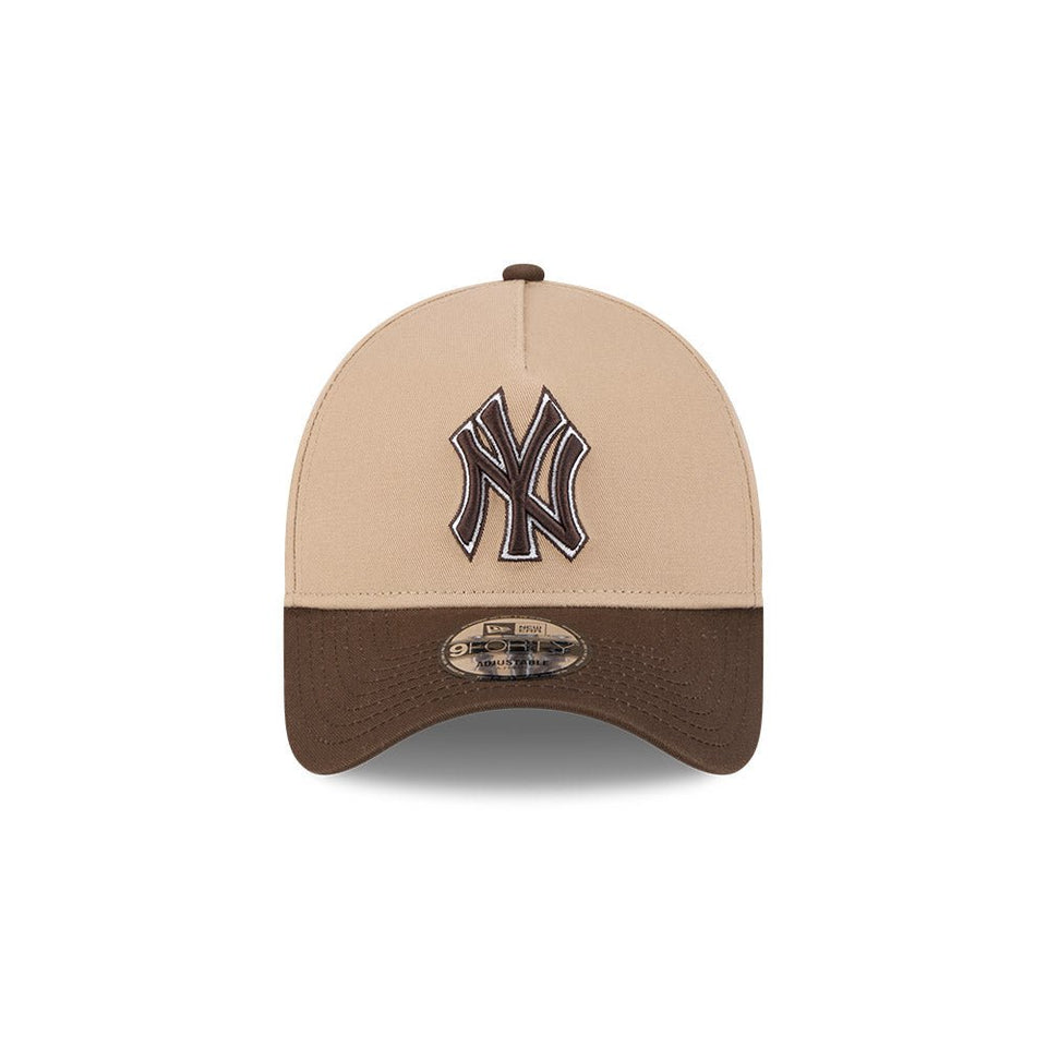 9FORTY A - Frame MLB World Series ニューヨーク・ヤンキース キャメル × ウォルナット - 14628820 - OSFM | NEW ERA ニューエラ公式オンラインストア