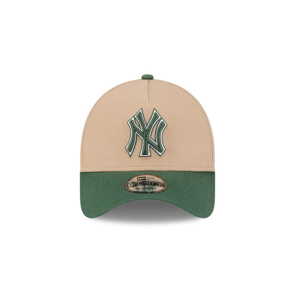 9FORTY A - Frame MLB World Series ニューヨーク・ヤンキース キャメル × グリーン - 14628821 - OSFM | NEW ERA ニューエラ公式オンラインストア