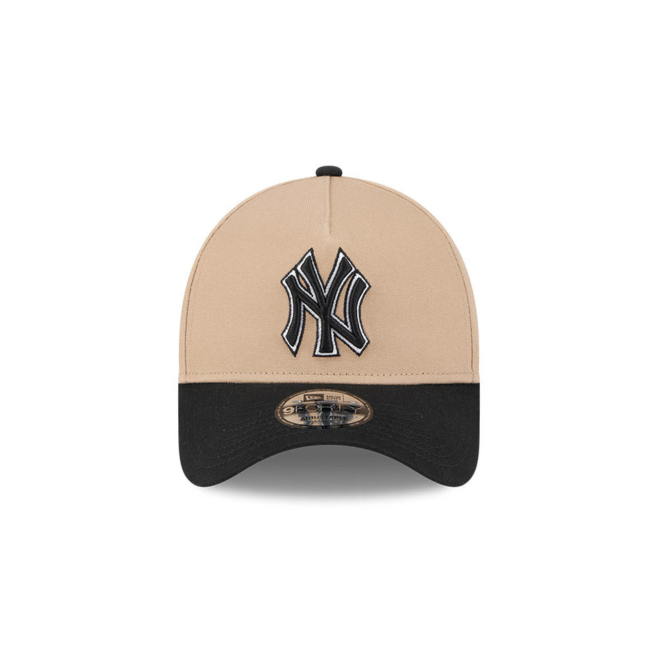 9FORTY A - Frame MLB World Series ニューヨーク・ヤンキース キャメル × ブラック - 14628822 - OSFM | NEW ERA ニューエラ公式オンラインストア