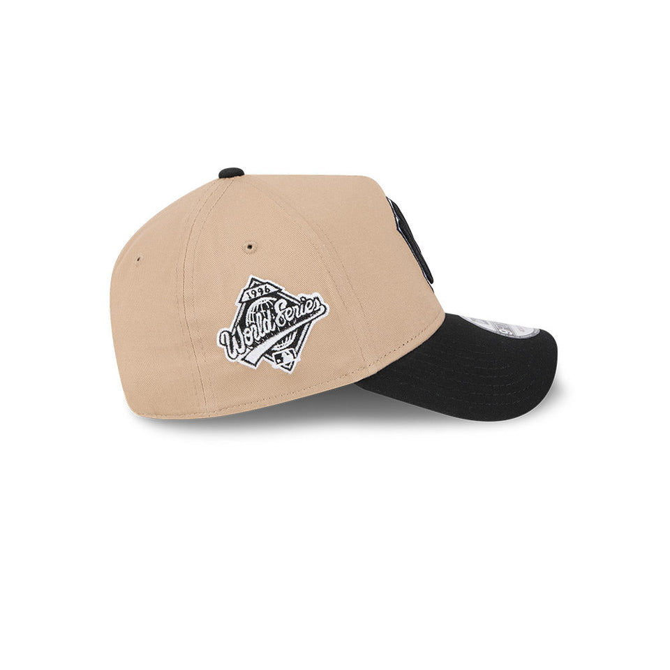 9FORTY A - Frame MLB World Series ニューヨーク・ヤンキース キャメル × ブラック - 14628822 - OSFM | NEW ERA ニューエラ公式オンラインストア