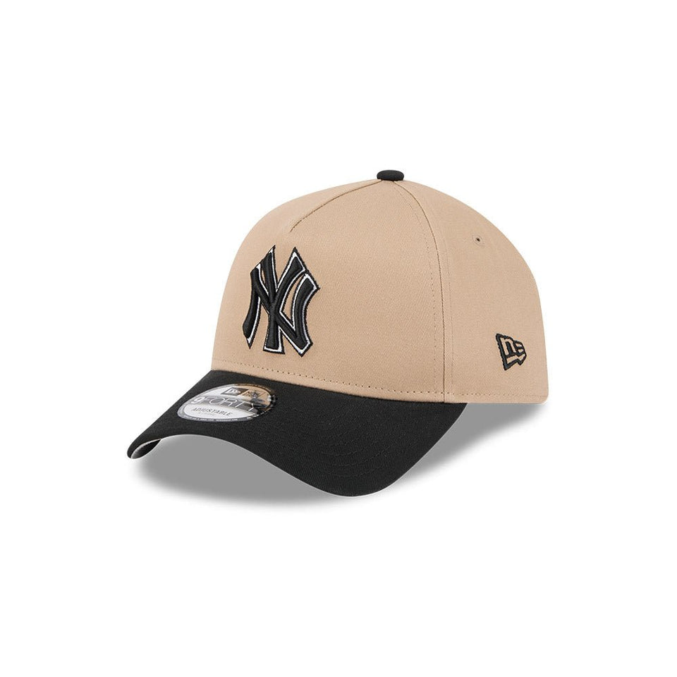 9FORTY A - Frame MLB World Series ニューヨーク・ヤンキース キャメル × ブラック - 14628822 - OSFM | NEW ERA ニューエラ公式オンラインストア