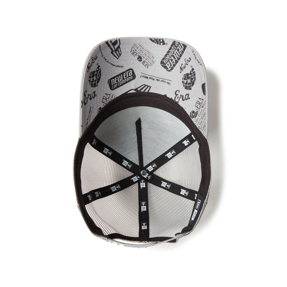 9FORTY A - Frame トラッカー Monogram Pattern ボックスロゴ TPUパッチ グレー - 14388597 - OSFM | NEW ERA ニューエラ公式オンラインストア