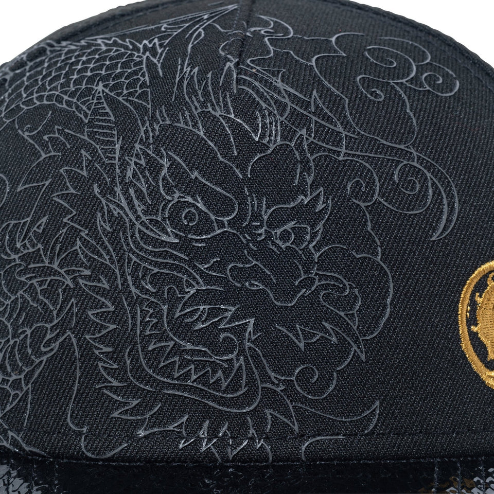 9FORTY A - Frame Mortal Kombat モータルコンバット ブラック シンセティックレザーバイザー - 14411816 - OSFM | NEW ERA ニューエラ公式オンラインストア