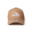 9FORTY A - Frame トラッカー Mountain Logo Spacer Mesh カーキ【ニューエラアウトドア】 - 14307260 - OSFM | NEW ERA ニューエラ公式オンラインストア