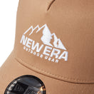 9FORTY A - Frame トラッカー Mountain Logo Spacer Mesh カーキ【ニューエラアウトドア】 - 14307260 - OSFM | NEW ERA ニューエラ公式オンラインストア