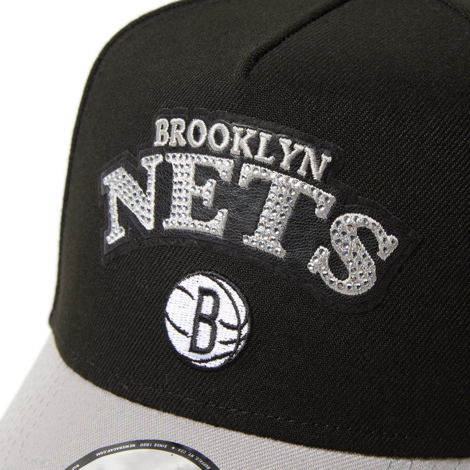 あきら様 フォロー割 ドジャース 9FORTY ストーン スナップバック ③ 9FORTY A-Frame NBA Rhinestone ラインストーン ブルックリン