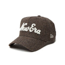 【ゴルフ】9FORTY A - Frame Nep Tweed ネップウール オールドロゴ ブラウン - 14326308 - OSFM | NEW ERA ニューエラ公式オンラインストア