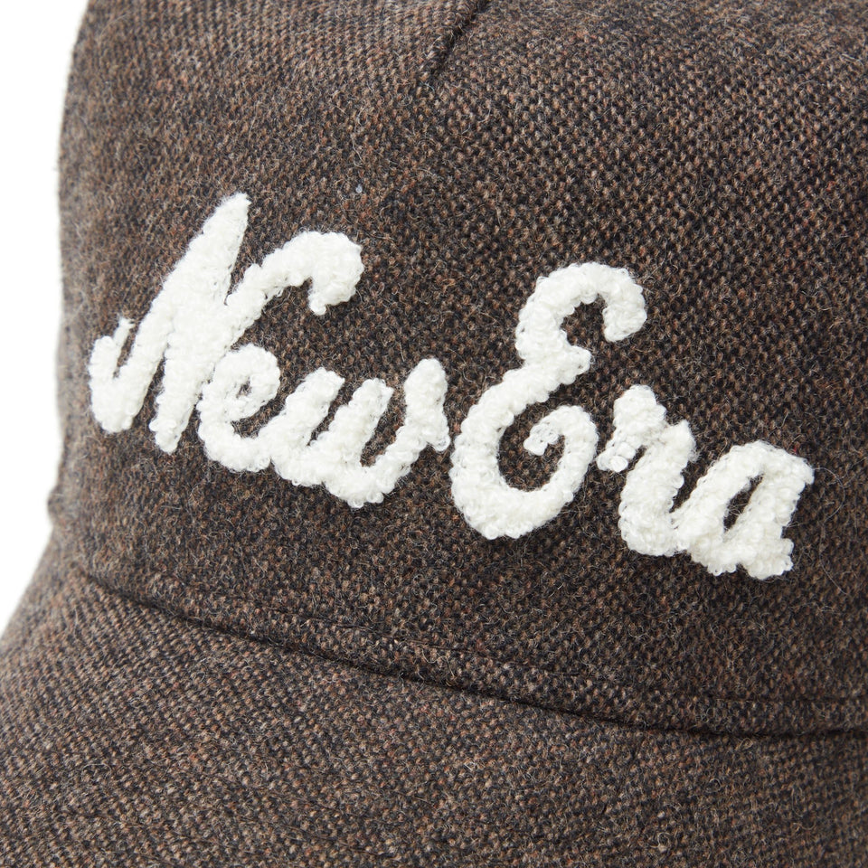 【ゴルフ】9FORTY A - Frame Nep Tweed ネップウール オールドロゴ ブラウン - 14326308 - OSFM | NEW ERA ニューエラ公式オンラインストア