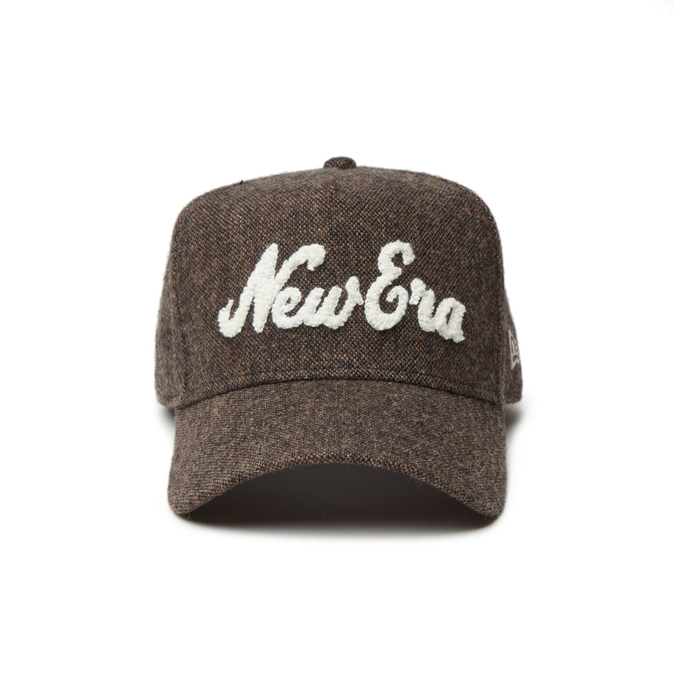 【ゴルフ】9FORTY A - Frame Nep Tweed ネップウール オールドロゴ ブラウン - 14326308 - OSFM | NEW ERA ニューエラ公式オンラインストア