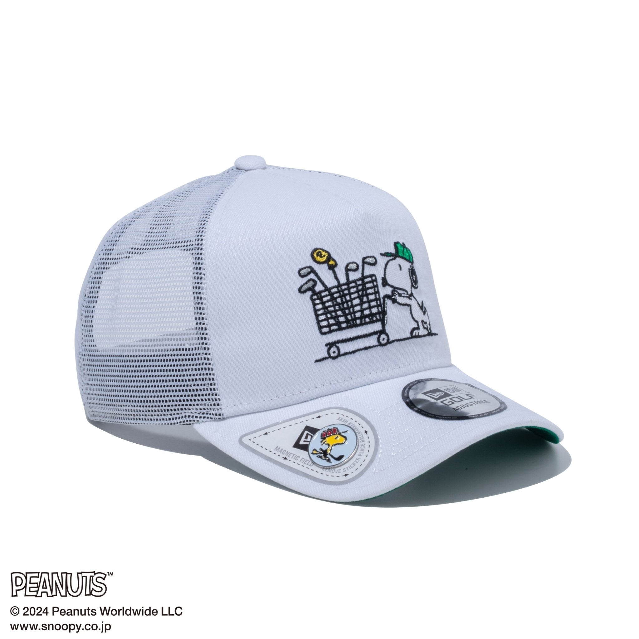 レア新品未使用NEW ERA スヌーピー ゴルフキャップ　マーカー付き 楽天市場】【GOLF】NEWERA ニューエラ スヌーピー キャップ 帽子