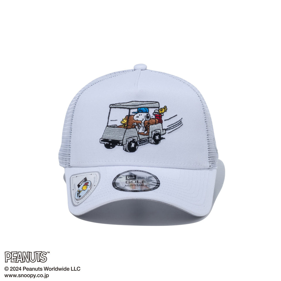 【ゴルフ】9FORTY A-Frame トラッカー On Par PEANUTS ピーナッツ ホワイト/グレー - 14124320-OSFM | NEW ERA ニューエラ公式オンラインストア