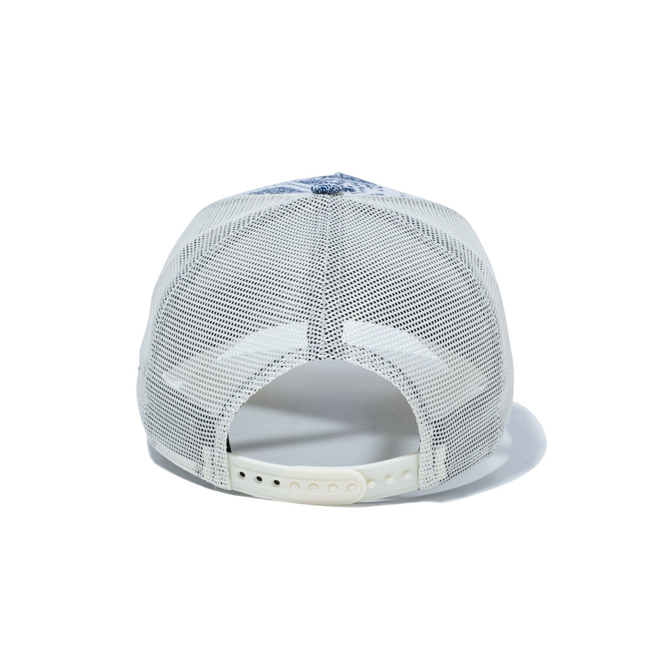9FORTY A - Frame トラッカー Paisley ペイズリー スクエアロゴ クロームホワイト - 14409989 - OSFM | NEW ERA ニューエラ公式オンラインストア