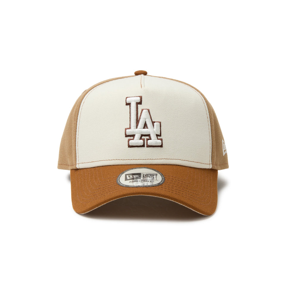 9FORTY A - Frame Pancakes ロサンゼルス・ドジャース トーステッドピーナッツ/ワインコーク カーキバイザー - 14388666 - OSFM | NEW ERA ニューエラ公式オンラインストア