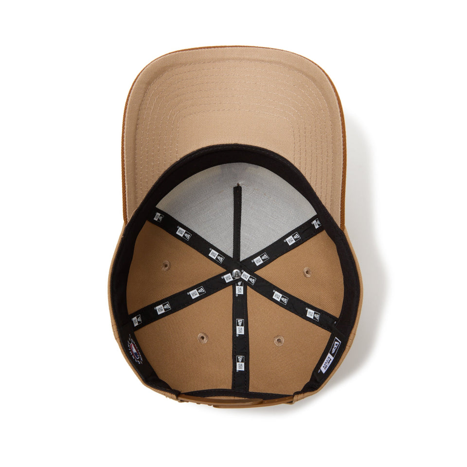 9FORTY A - Frame Pancakes ロサンゼルス・ドジャース トーステッドピーナッツ/ワインコーク カーキバイザー - 14388666 - OSFM | NEW ERA ニューエラ公式オンラインストア