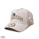 【ゴルフ】9FORTY A - Frame トラッカー PEANUTS ピーナッツ アーチロゴ ストーン - 14432172 - OSFM | NEW ERA ニューエラ公式オンラインストア