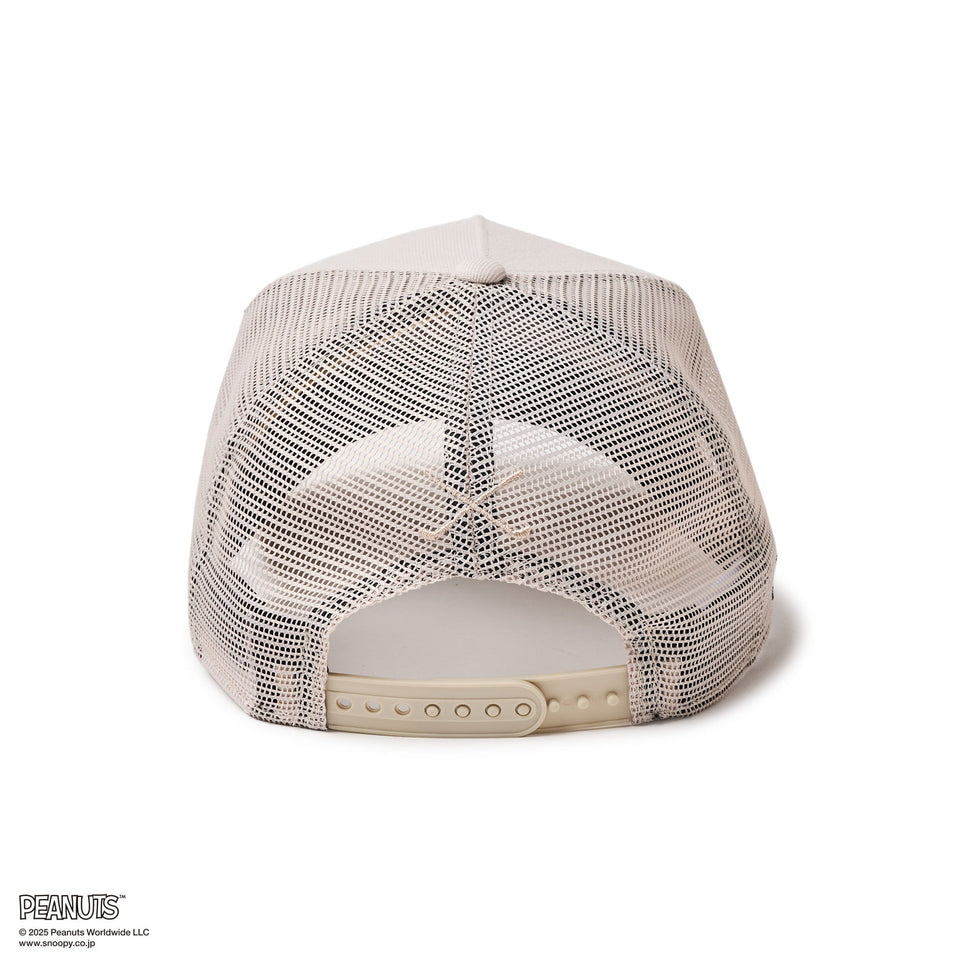 【ゴルフ】9FORTY A - Frame トラッカー PEANUTS ピーナッツ アーチロゴ ストーン - 14432172 - OSFM | NEW ERA ニューエラ公式オンラインストア