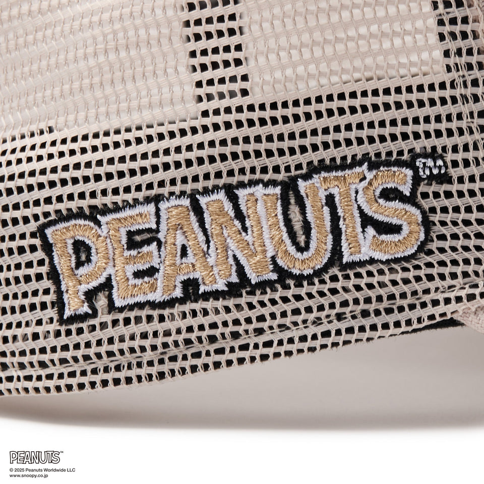 【ゴルフ】9FORTY A - Frame トラッカー PEANUTS ピーナッツ アーチロゴ ストーン - 14432172 - OSFM | NEW ERA ニューエラ公式オンラインストア
