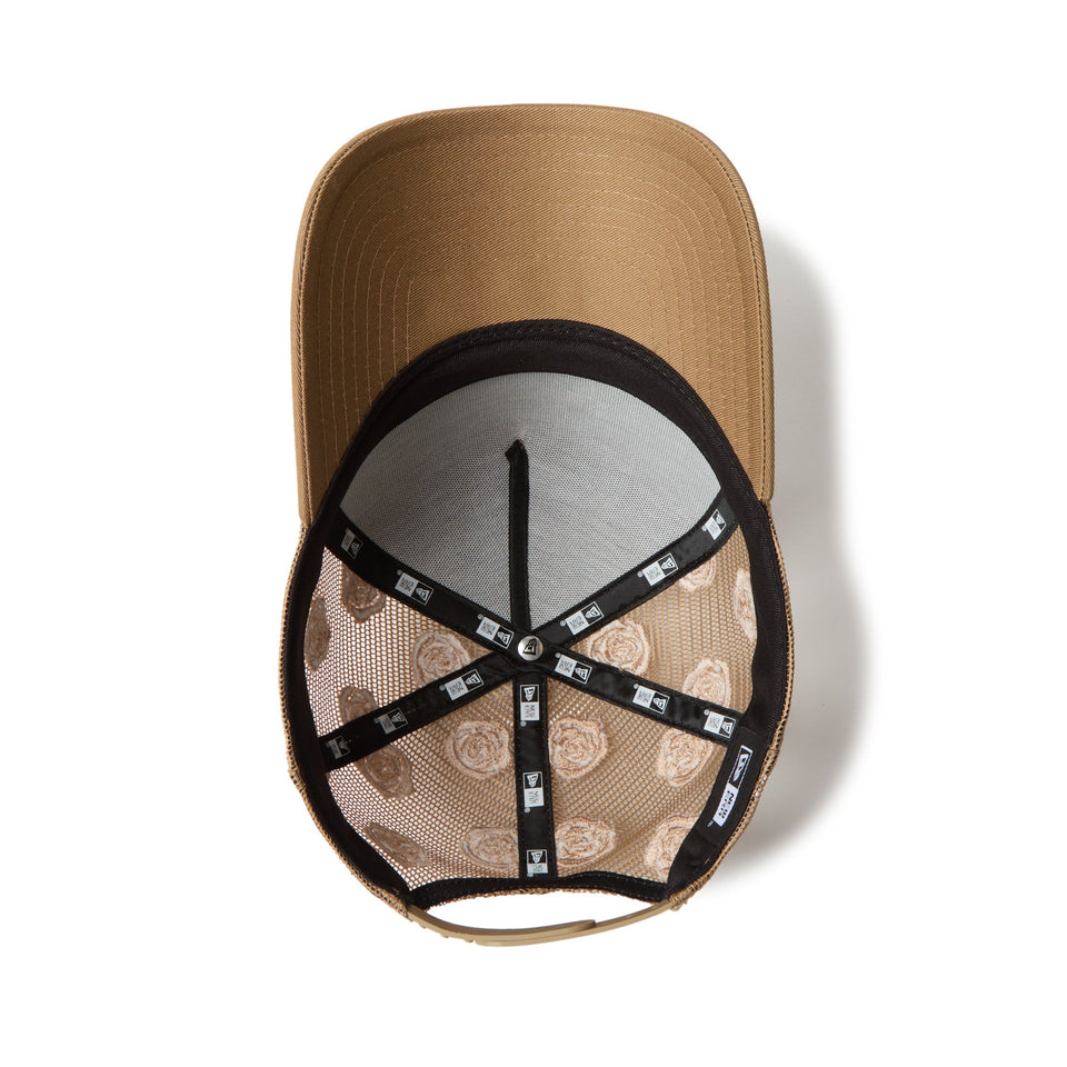9FORTY A-Frame トラッカー Rose Trucker ボックスロゴ カーキ