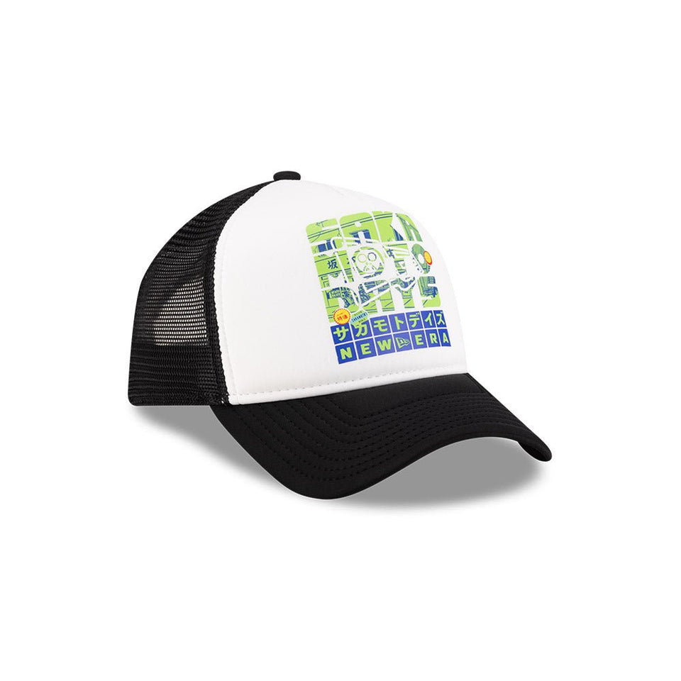 9FORTY A - Frame トラッカー SAKAMOTO DAYS ブラック/ホワイト - 14801407 - OSFM | NEW ERA ニューエラ公式オンラインストア