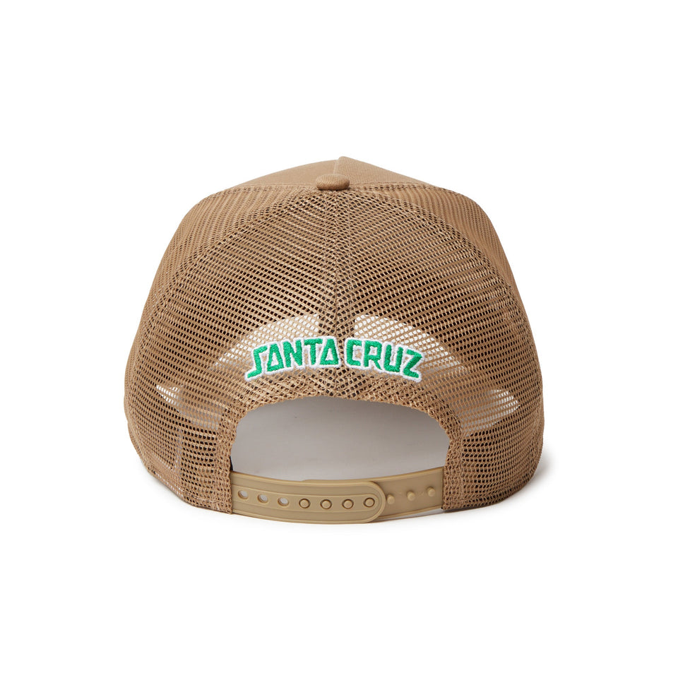 9FORTY A - Frame トラッカー SANTA CRUZ スクリーミングハンド カーキ - 14457352 - OSFM | NEW ERA ニューエラ公式オンラインストア