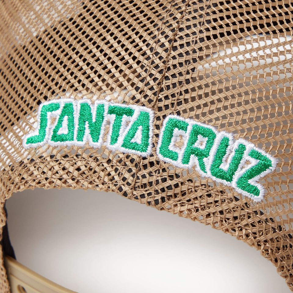 9FORTY A - Frame トラッカー SANTA CRUZ スクリーミングハンド カーキ - 14457352 - OSFM | NEW ERA ニューエラ公式オンラインストア