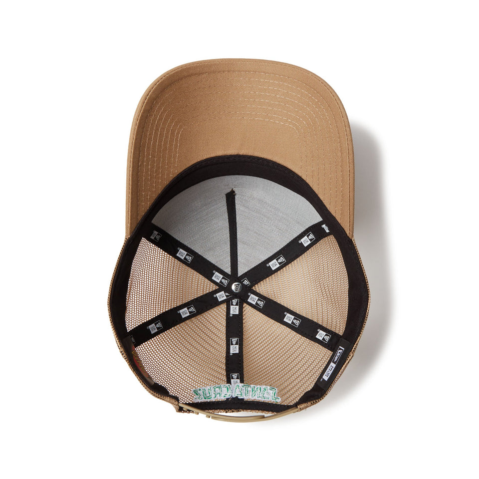 9FORTY A - Frame トラッカー SANTA CRUZ スクリーミングハンド カーキ - 14457352 - OSFM | NEW ERA ニューエラ公式オンラインストア