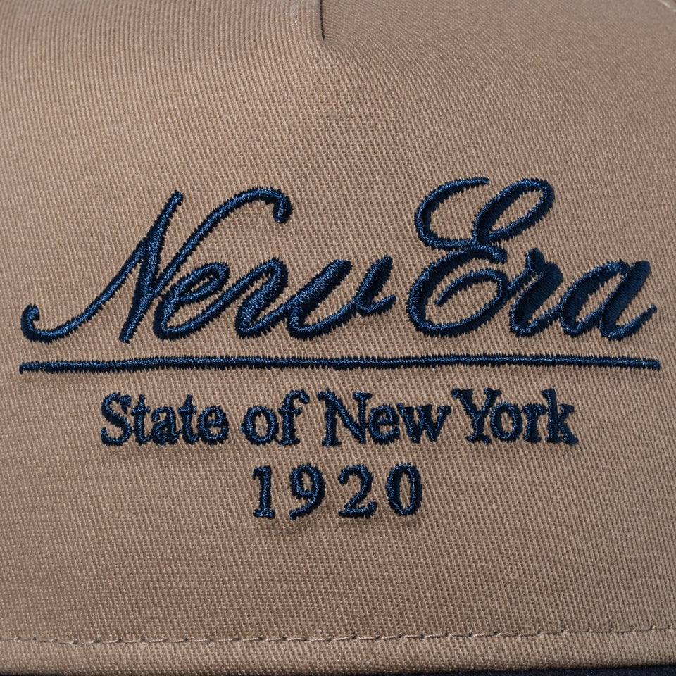9FORTY A - Frame Script Logo カーキ / ネイビー - 14447407 - OSFM | NEW ERA ニューエラ公式オンラインストア
