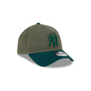 9FORTY A - Frame Shade Wash ニューヨーク・ヤンキース ニューオリーブ ダークグリーンバイザー - 14694471 - OSFM | NEW ERA ニューエラ公式オンラインストア