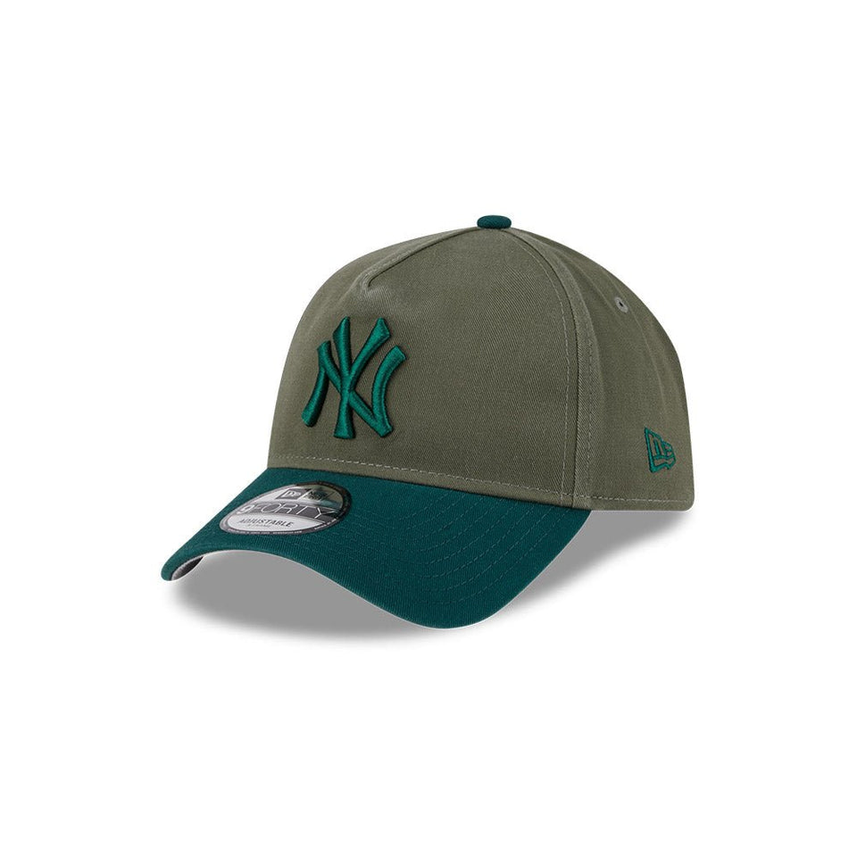9FORTY A - Frame Shade Wash ニューヨーク・ヤンキース ニューオリーブ ダークグリーンバイザー - 14694471 - OSFM | NEW ERA ニューエラ公式オンラインストア