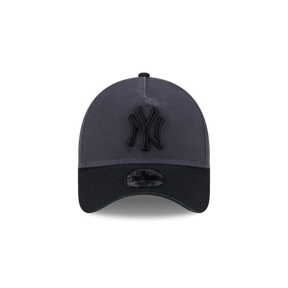 9FORTY A - Frame Shade Wash ニューヨーク・ヤンキース グラファイト ブラックバイザー - 14694473 - OSFM | NEW ERA ニューエラ公式オンラインストア