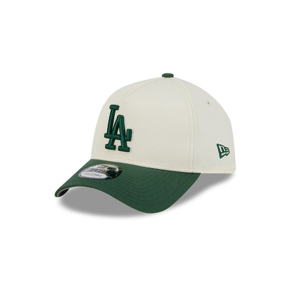 9FORTY A - Frame Side Script ロサンゼルス・ドジャース クロームホワイト × ダークグリーン - 14628819 - OSFM | NEW ERA ニューエラ公式オンラインストア