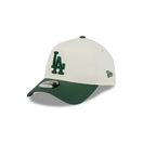 9FORTY A - Frame Side Script ロサンゼルス・ドジャース クロームホワイト × ダークグリーン - 14628819 - OSFM | NEW ERA ニューエラ公式オンラインストア
