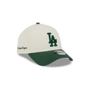 9FORTY A - Frame Side Script ロサンゼルス・ドジャース クロームホワイト × ダークグリーン - 14628819 - OSFM | NEW ERA ニューエラ公式オンラインストア