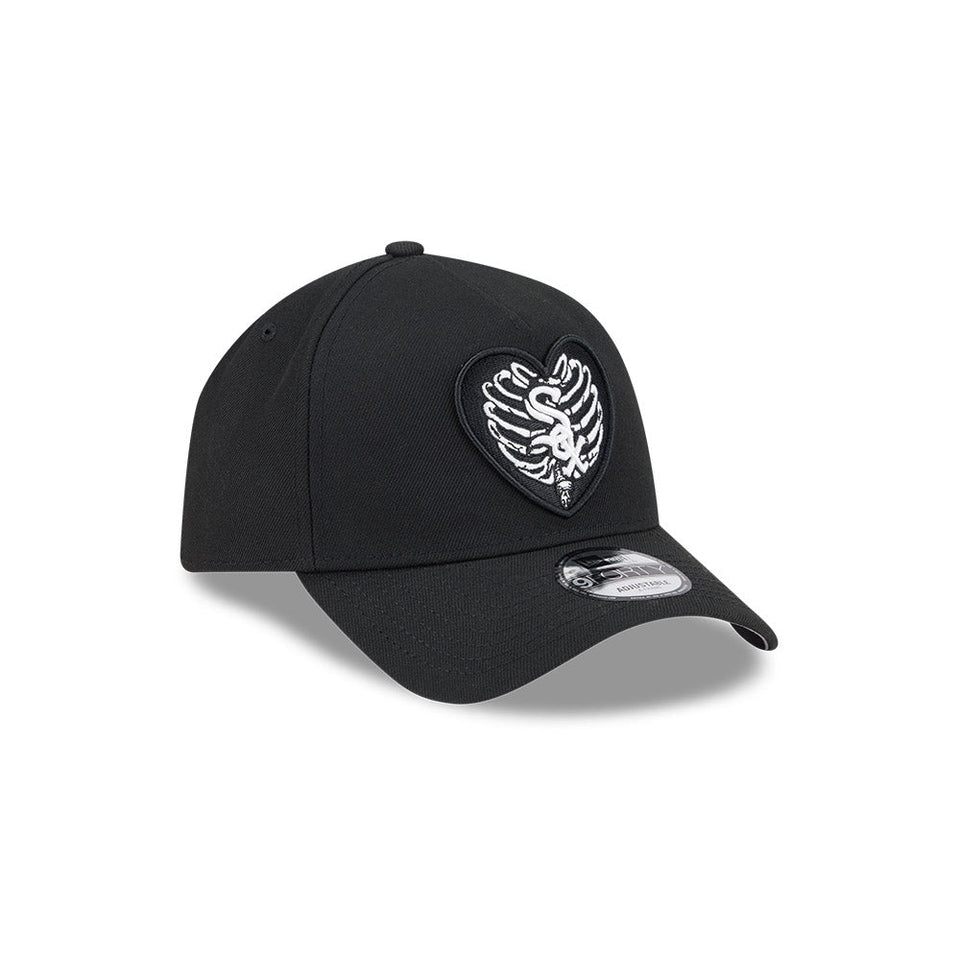 9FORTY A - Frame Skeletal Heart シカゴ・ホワイトソックス ブラック - 14866520-OSFM | NEW ERA ニューエラ公式オンラインストア