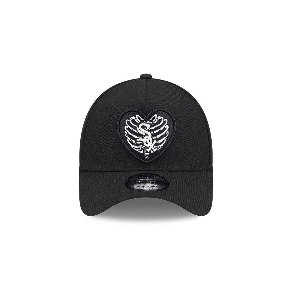 9FORTY A - Frame Skeletal Heart シカゴ・ホワイトソックス ブラック - 14866520-OSFM | NEW ERA ニューエラ公式オンラインストア
