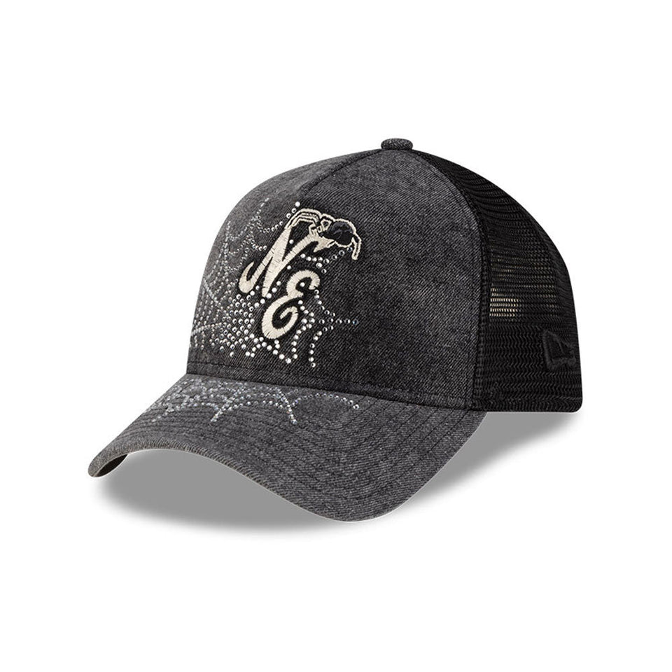 9FORTY A-Frame トラッカー Spiderweb ラインストーン クラシックロゴ