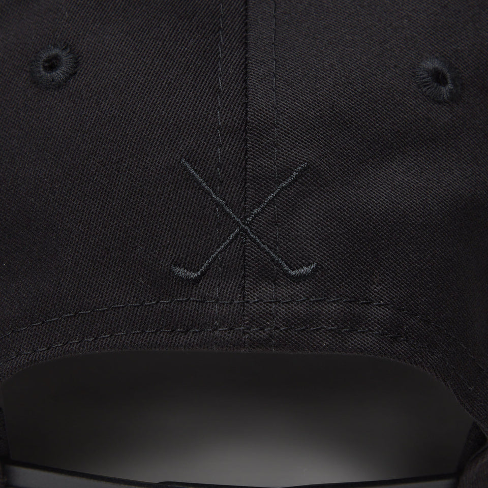 【ゴルフ】9FORTY A - Frame Stretch Cotton Washable オーバルロゴ ブラック - 14326302 - OSFM | NEW ERA ニューエラ公式オンラインストア