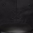 【ゴルフ】9FORTY A - Frame Stretch Cotton Washable オーバルロゴ ブラック - 14326302 - OSFM | NEW ERA ニューエラ公式オンラインストア
